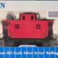 Bachmann 18449 HO Scale Unlettered Wood 4-Wheel Bobber Caboose (Red) LN/Box