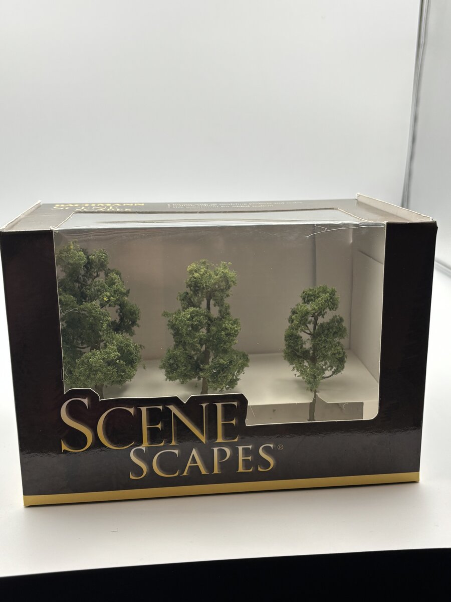 Bachmann 32009 3"-4" Sycamore Trees Scene Scapes (Pack of 3)