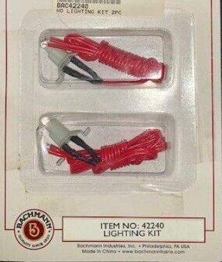 Bachmann 42240 HO Building Interior Lighting Kit W/Wire (Pack of 2)