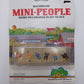 Bachmann 42331 HO Seated People Figures Hand Decorated (Set of 6)