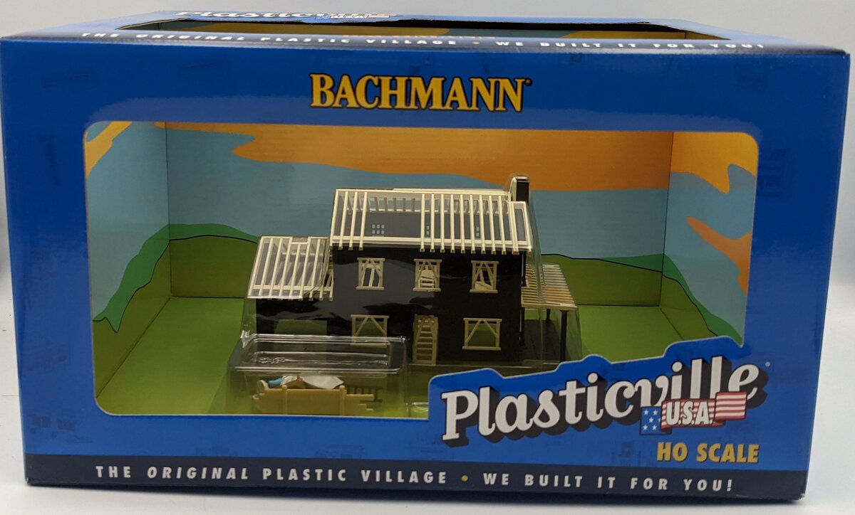 Bachmann 45004 HO House Under Contruction Builti-Up Building