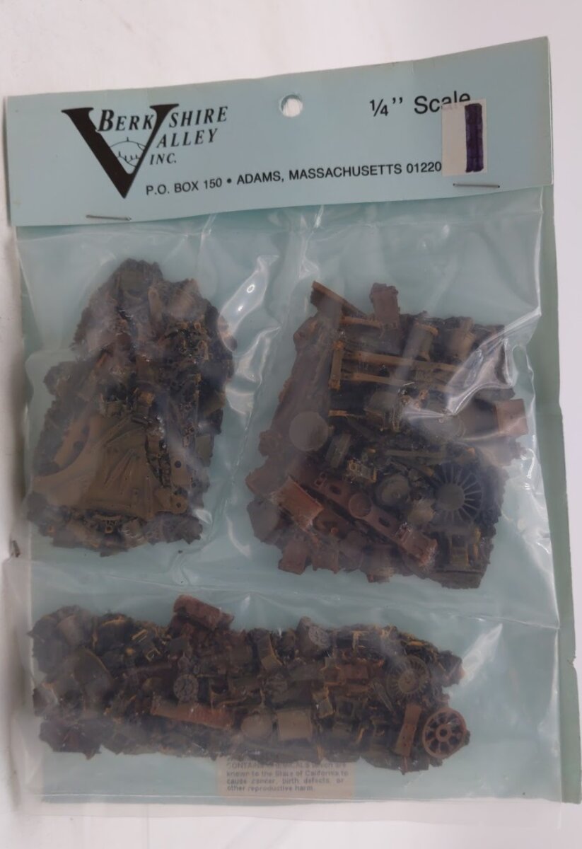 Berkshire Valley 709 O Railroad Junk Piles for Scenery (Set of 3)