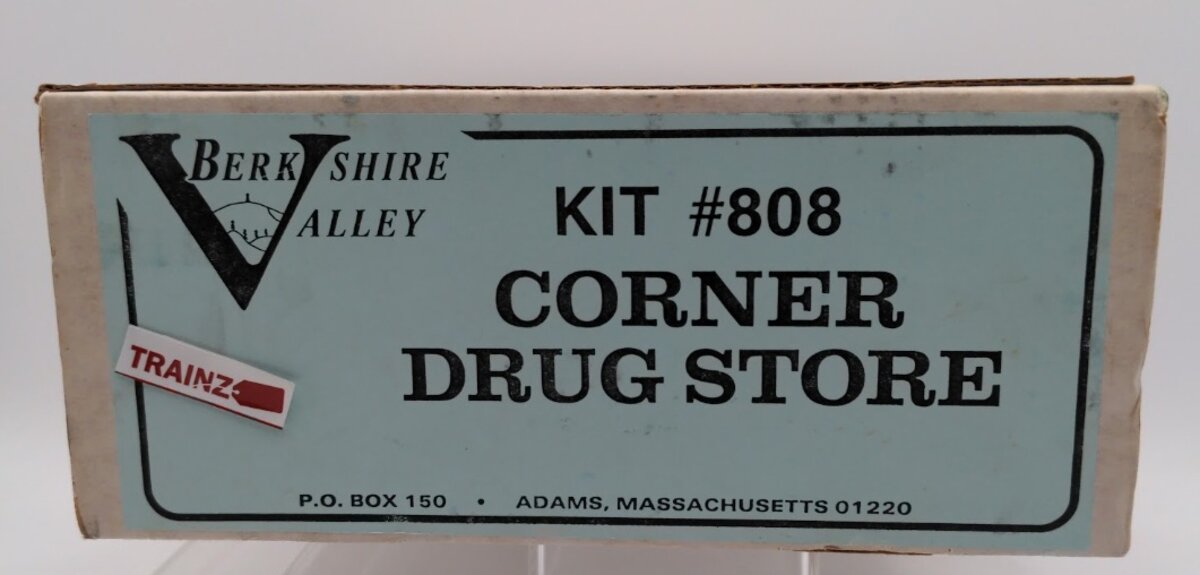 Berkshire Valley 808 O Scale Corner Drug Store Building Kit