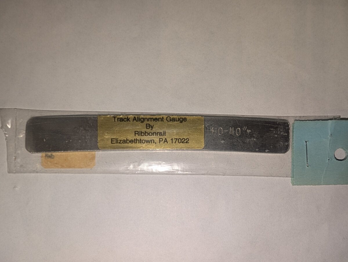 Ribbonrail 40 HO Track Alignment 5" Gauge 40" Radius