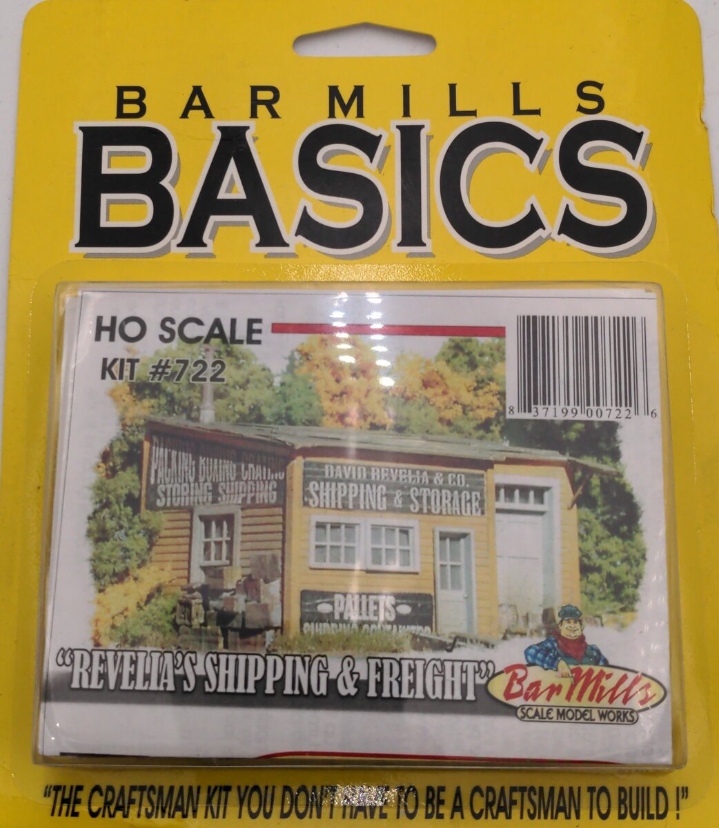Bar Mills 722 HO Revelia's Shipping & Storage Laser-Cut Wood Kit