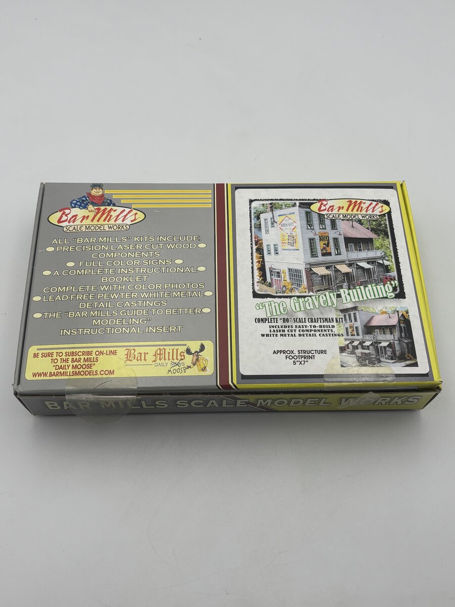 Bar Mills 0882 HO The Gravely Building Craftsman Kit