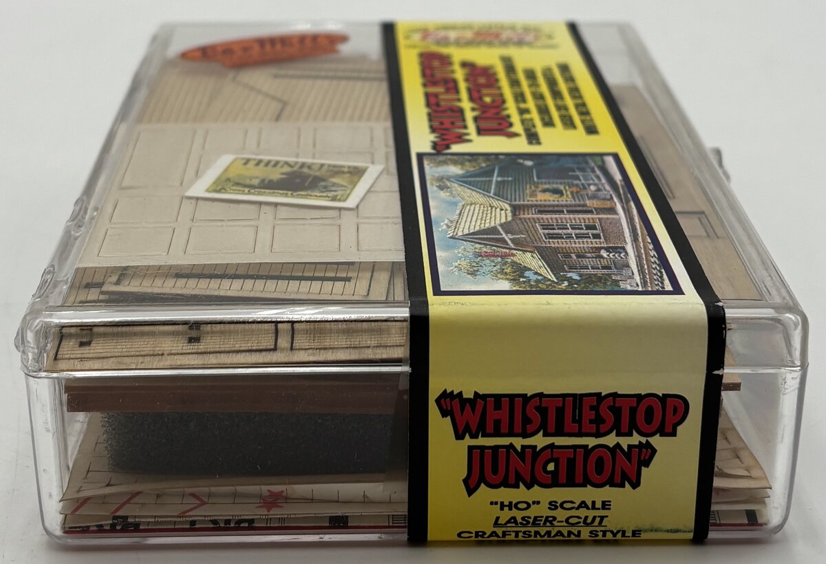 Bar Mills 0911 HO Laser Cut Wood Whistle Stop Junction Building Kit