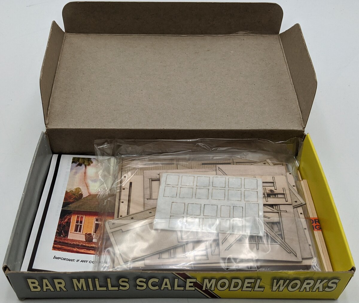 Bar Mills 0911 HO Laser Cut Wood Whistle Stop Junction Building Kit