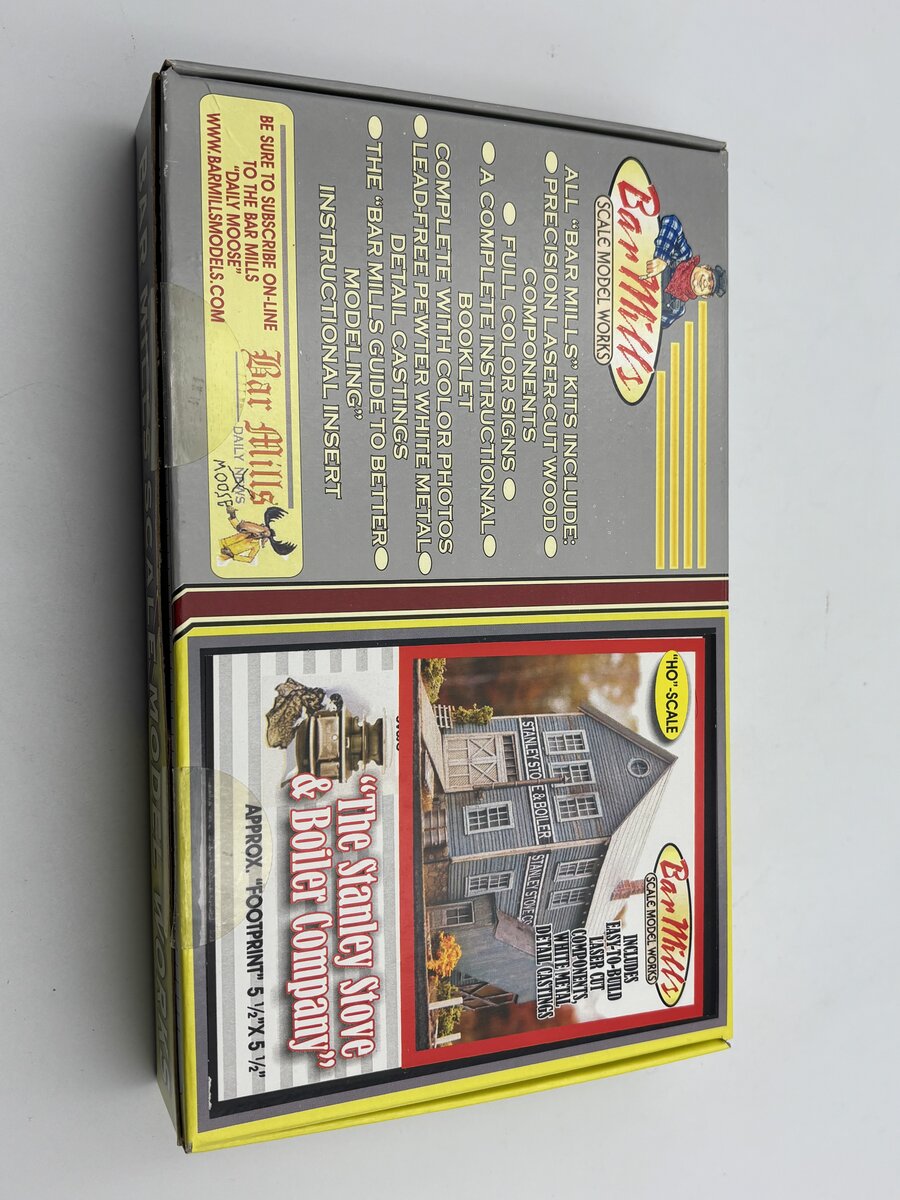 Bar Mills 0972 HO The Stanley Stove & Boiler Company Laser-Cut Wood Kit