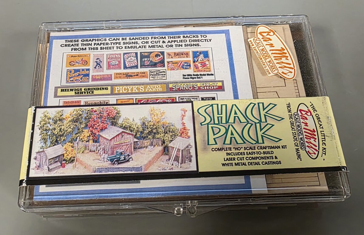 Bar Mills 0992 HO The Shack Pack Building Kit - 3 Different Shacks