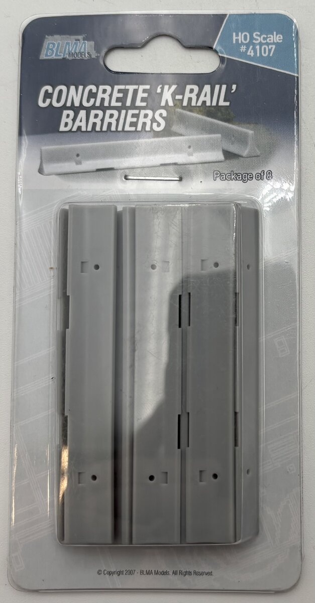 BLMA Models 4107 Concrete K-rail Barrier