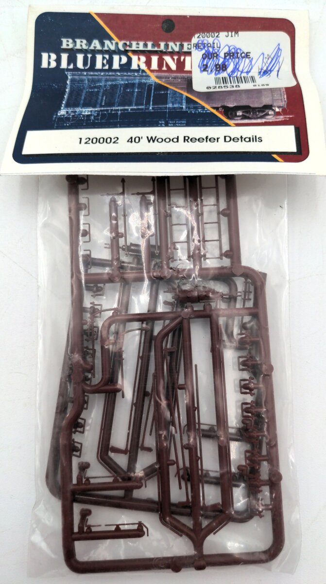 Branchline 120002 40' Reefer Detail Parts