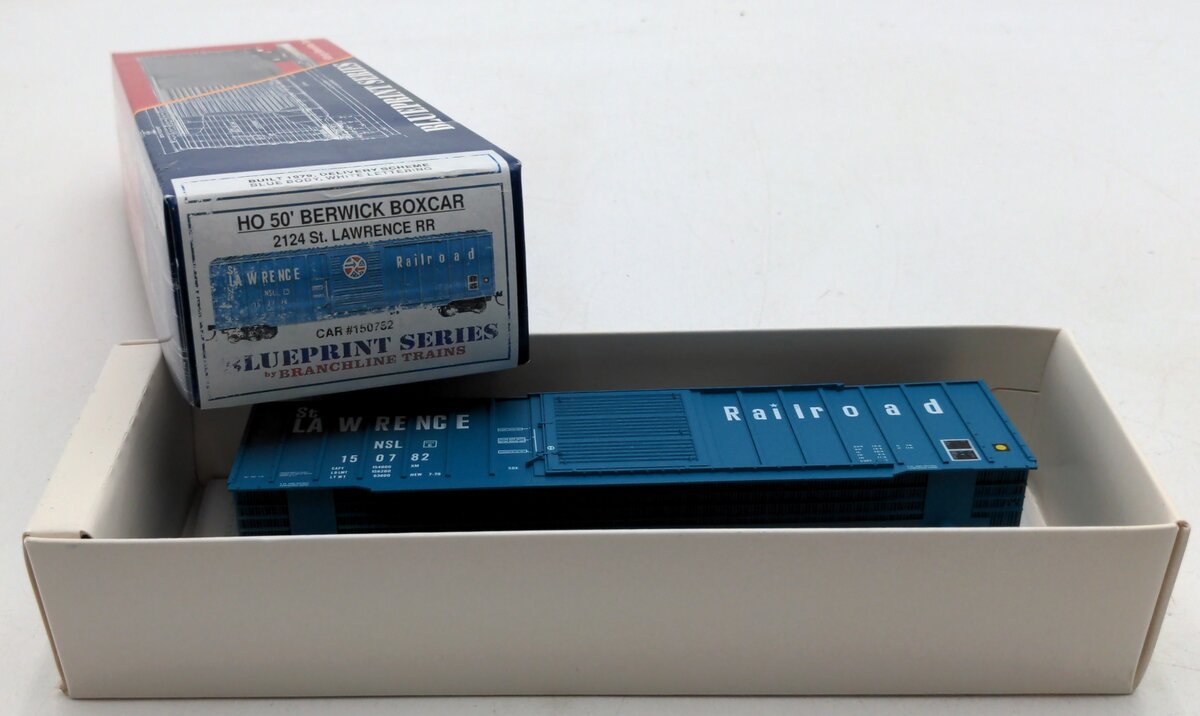 Branchline Trains 2124 HO Scale St. Lawrence RR 0' Berwick Boxcar Kit #150782