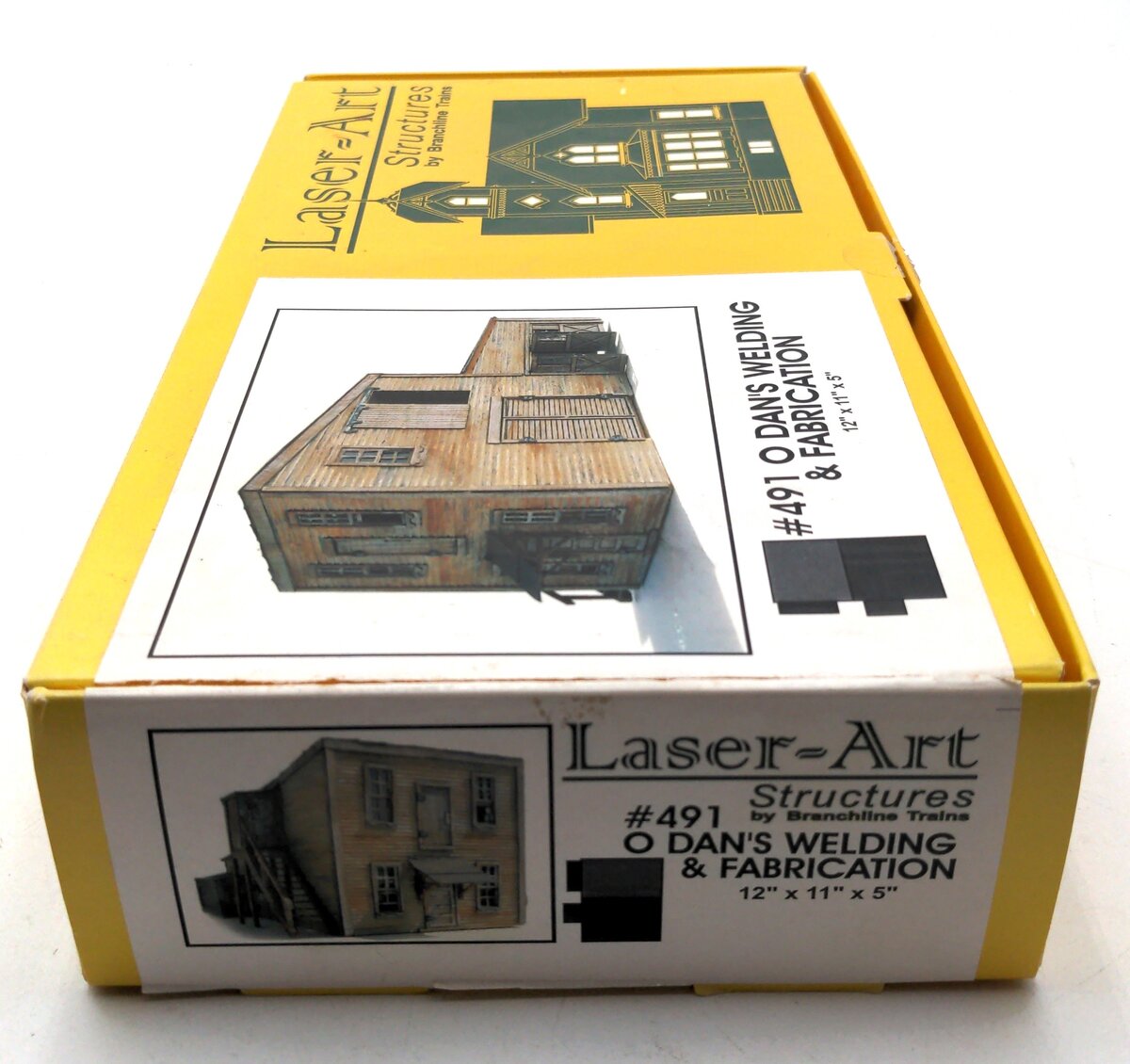 Branchline 491 O Scale Dan's Welding & Fabrication Laser Art Building Kit.