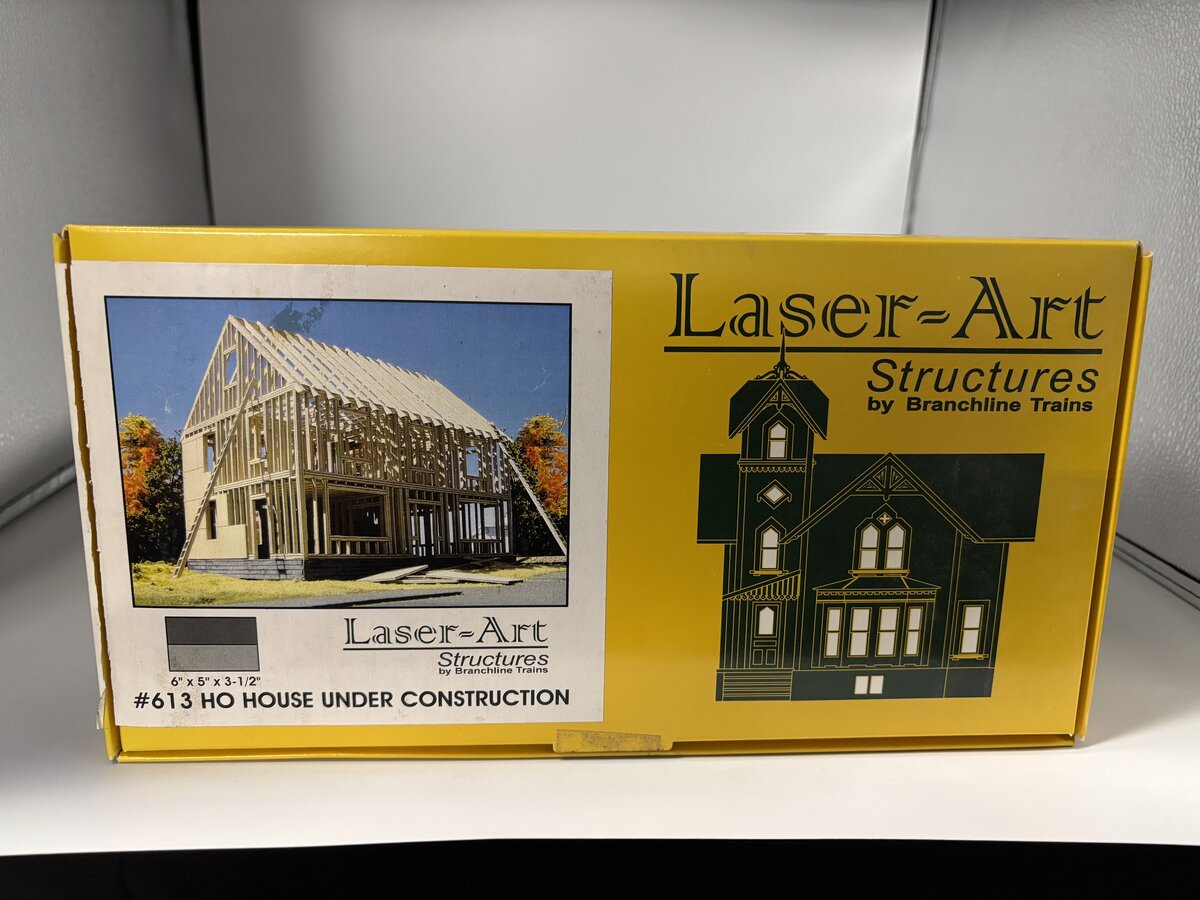 Branchline 613 HO Scale Laser-Art House Under Construction Kit