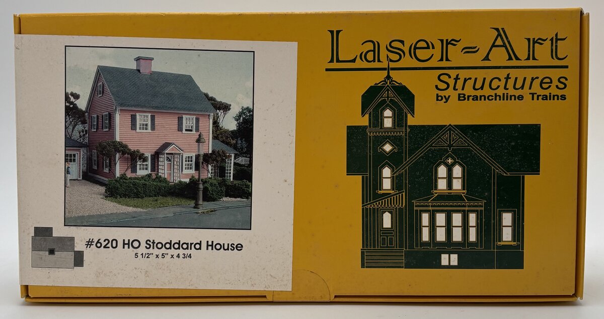 Branchline Trains 620 HO The Stoddard Catalog House Laser-Art Kit