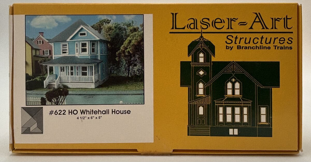 Branchline Trains 181-622 HO Scale The Whitehall Catalog House - Laser-Art Kit