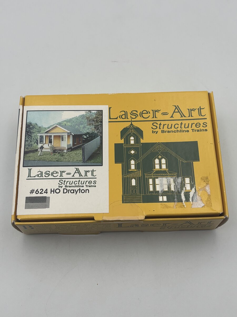 Branchline Trains 624 HO Scale Drayton Catalog House Laser-Art Building Kit
