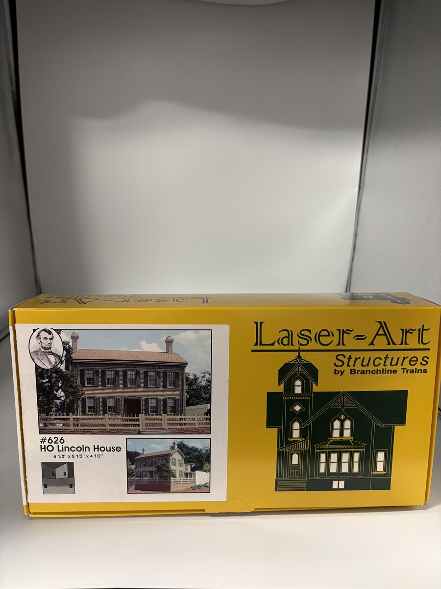 Branchline Trains 626 HO The Lincoln House Laser-Art Laser-Cut Wood Kit
