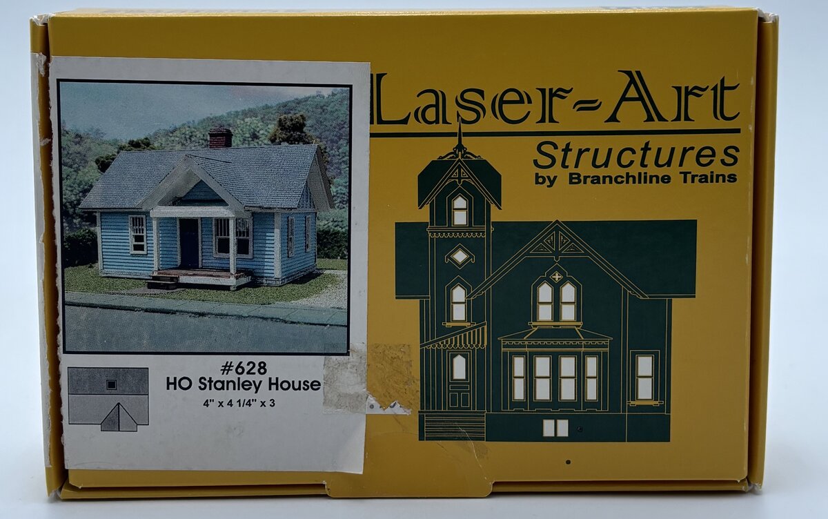 Branchline Trains 628 HO Scale The Stanley Catalog House Laser-Art Kit