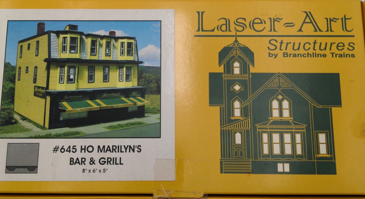 Branchline 645 HO Marilyn's Bar & Grill Building Kit