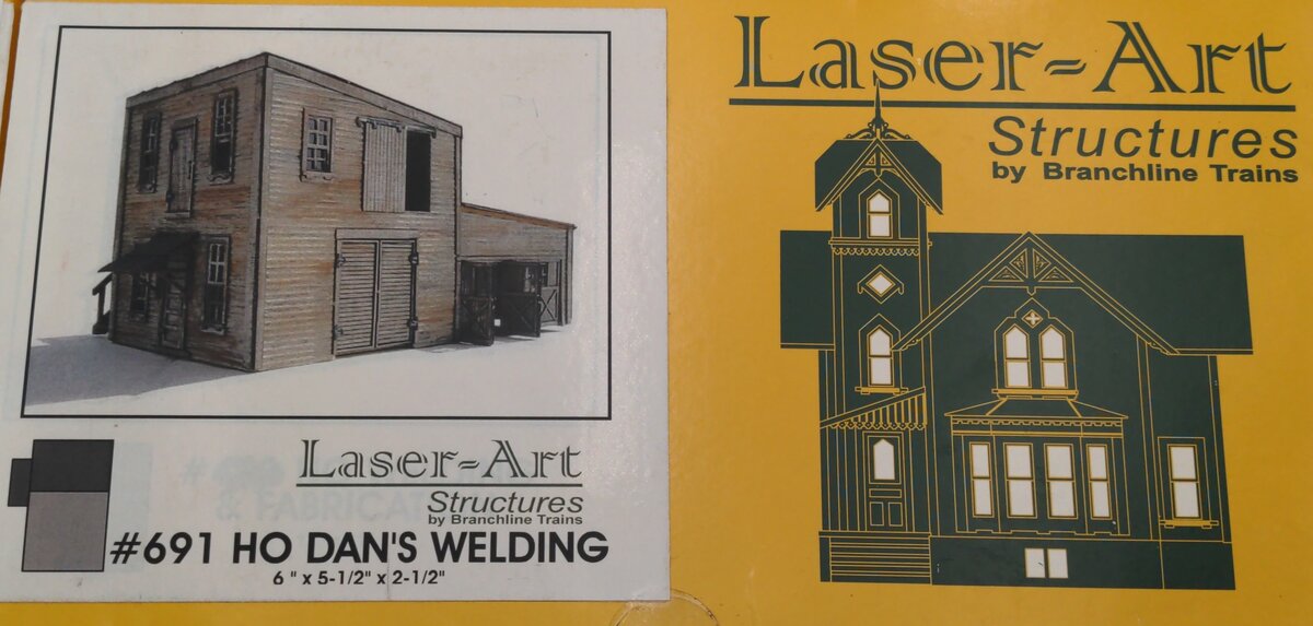 Branchline 691 HO Dan's Welding Building KIt