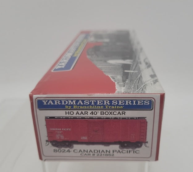 Branchline Trains 8024 HO Scale Canadian Pacific AAR 40' Boxcar #221852 Kit