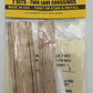 Blair Line 165 HO Scale 2-Lane 3.56" Laser-Cut Wood Grade Crossing (Set of 2)