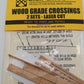 Blair Line 065 N Laser-Cut 2-Lane 1.80" Wood Grade Crossing (Pack of 2)