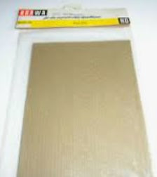 Brawa 2825 HO Light Brown Cut Stone Sheet (Pack of 2)