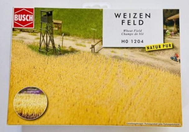 Busch 1204 HO Scale Wheat Field Kit – Trainz