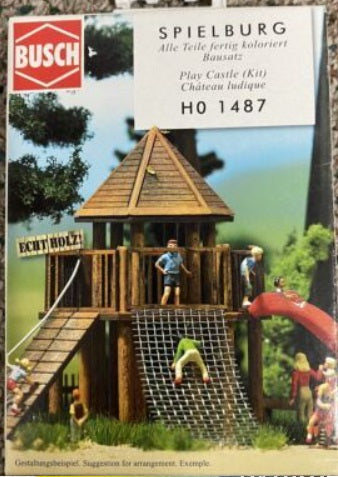 Busch 1487 HO Scale Play Castle Building Kit