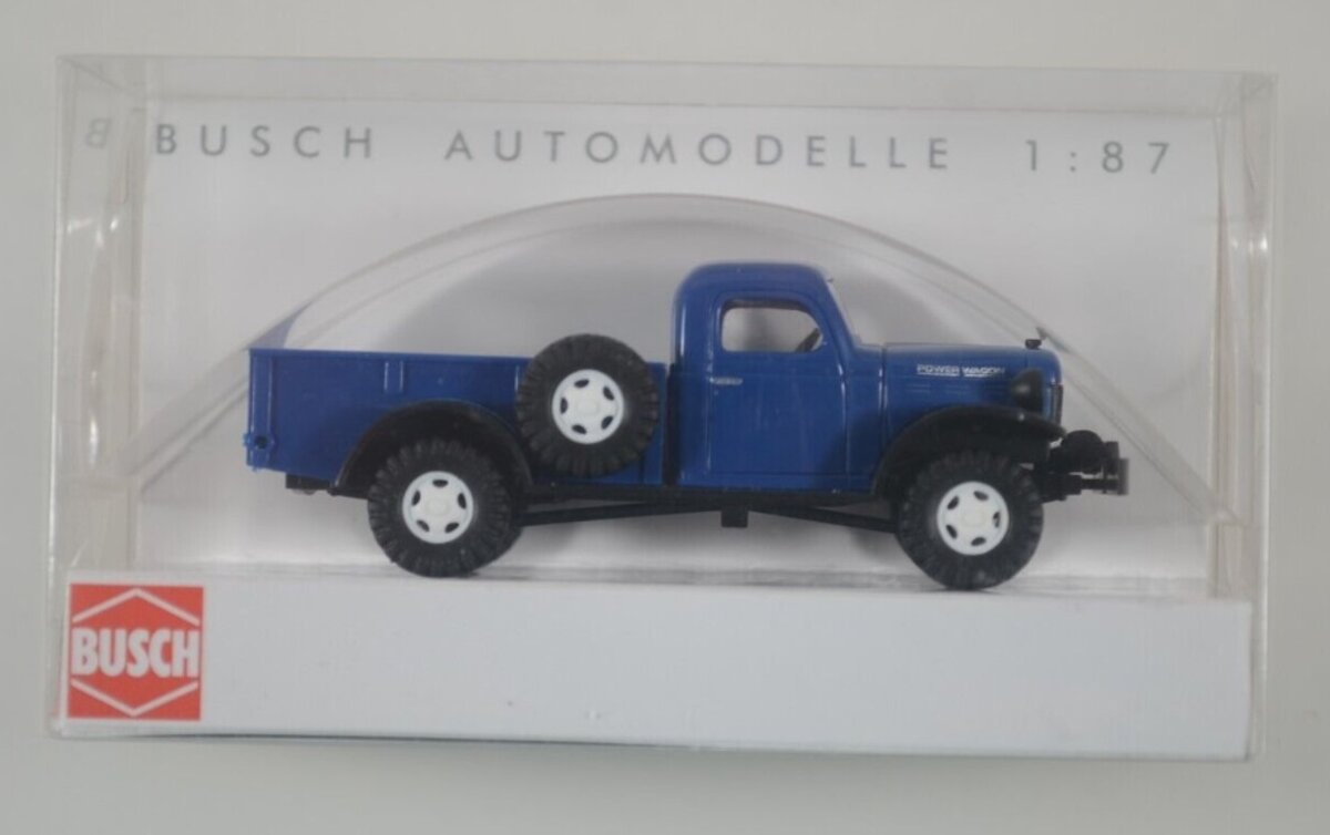 Busch 44000 HO Blue Dodge Power Wagon