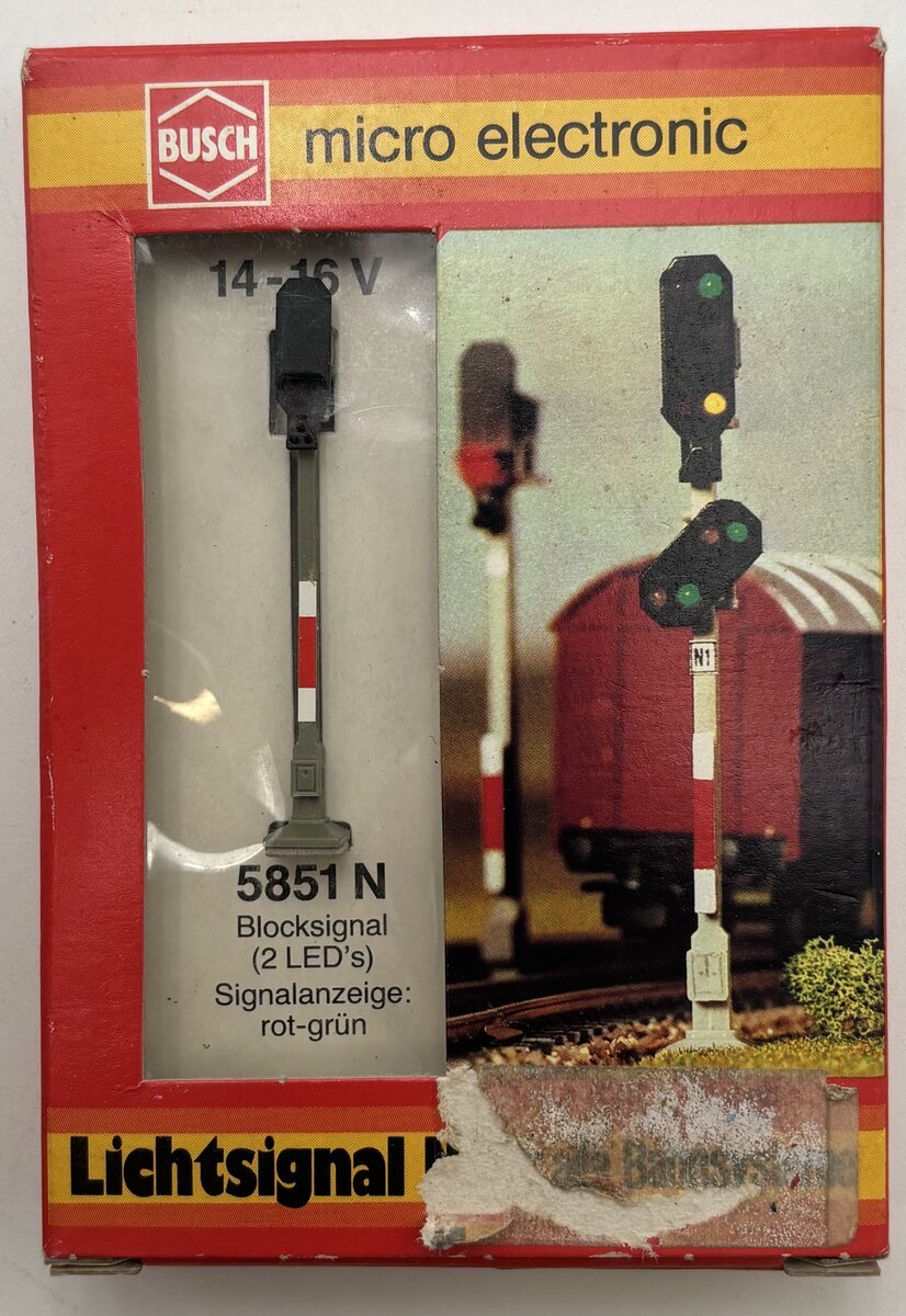 Busch 5851 N Scale 14-16v Block Signal