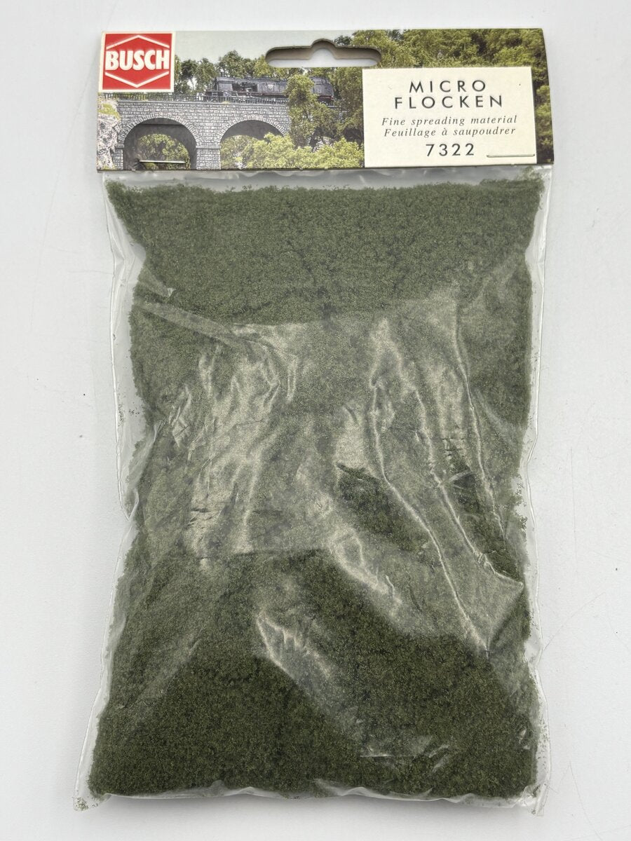 Busch 7322 Micro-Flock 15oz Med Grn