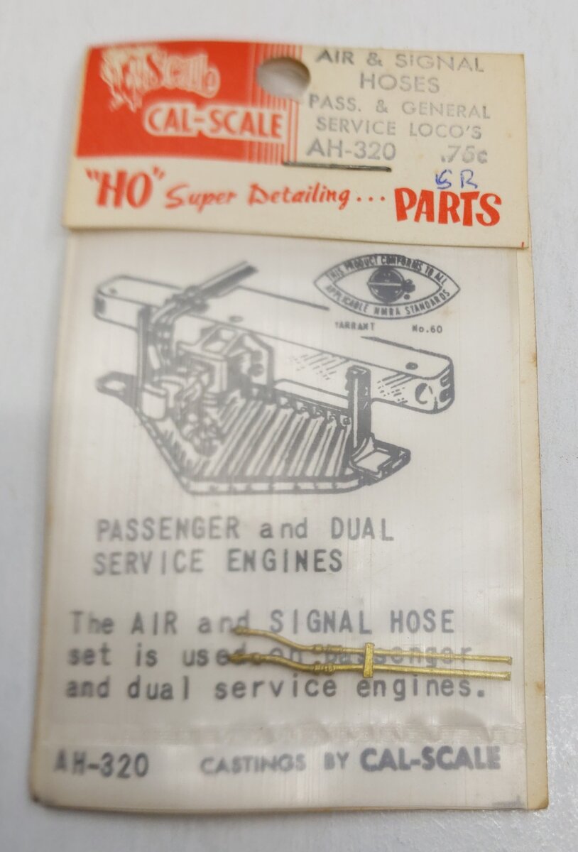 Cal Scale 190-230 HO Steam Loco Brass Casting Headlight Twin Sealed Beam