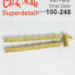 Cal Scale 190-248 HO Steam Loco Ash Pans Brass Castings Drop-Door Type Side Sec.