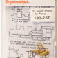 Cal Scale 190-257 HO Scale Steam Loco Single Phase 11" Air Pump w/Bracket Brass