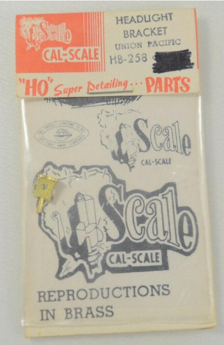 Cal Scale 190-258 HO Steam Loco UP Shield Type Brass Casting Headlight Bracket
