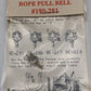 Cal Scale 190-281 HO Steam Engine Standard Rope Pull Type Bell with Bracket