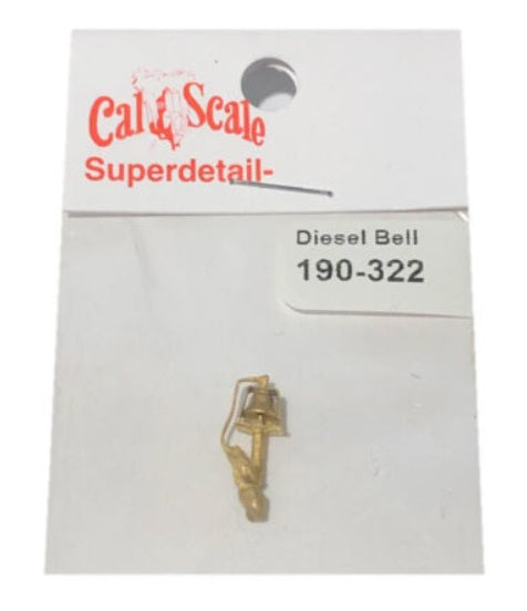 Cal Scale 190-322 HO Diesel Locos Hood/Switcher Unit Style in Bracket Bells