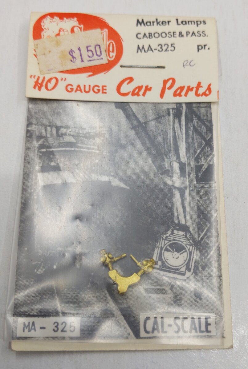 Cal Scale 190-325 HO Markers Lights For Caboose Less Jewels (Pack of 2)