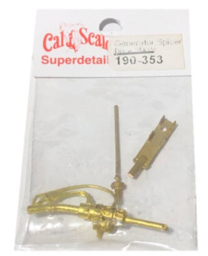 Cal Scale 190-353 HO Passenger Car Electrical Generator Underfloor Mount Brass