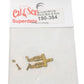 Cal Scale 190-384 HO Scale Steam Loco Eccentric Pinch Bolt & Nuts Brass Casting