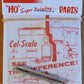 Cal Scale 190-479 HO Scale Pennsylvania Railroad Ash Pans Brass Part