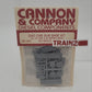 Cannon 1201 HO Scale EMD All GP35 Line/GP40 Series Cab Sub Base Kit (Pack of 2)