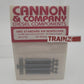 Cannon 2155 HO Scale EMD SW & GP, SD 40-70 Standard Air Reservoirs (Pack of 2)