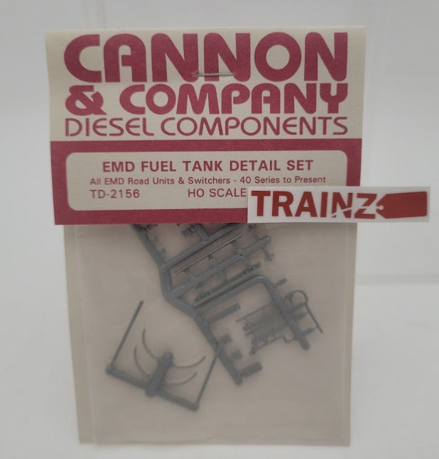Cannon 2156 HO Scale EMD Fuel Tank Plastic Detail Set