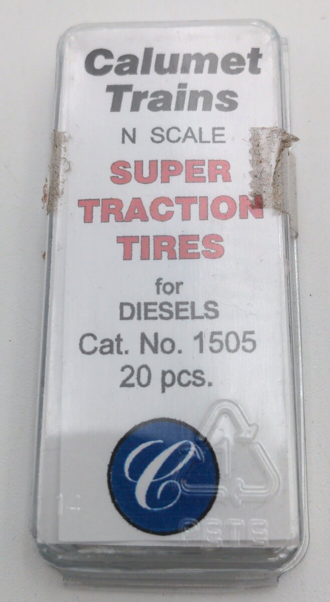 Calumet Trains 1505 LLC N Super Traction Tire (Pack of 20)