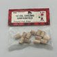 Campbell Scale Models 251 HO Plain Unpainted Oil Drums (Bag of 12)